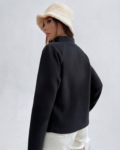Regular Zip-Up Fleece Tröja
