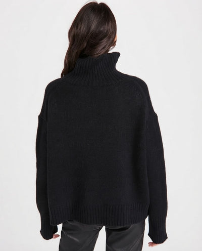 Oversize Strick-Rollkragenpullover