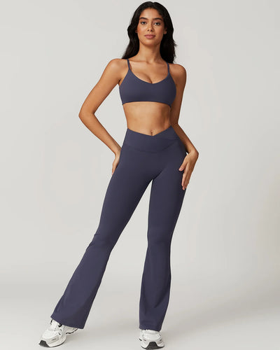 High Waist Flared Leggings