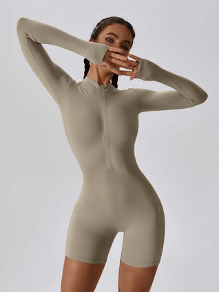 Fleecefodrad Kort Jumpsuit