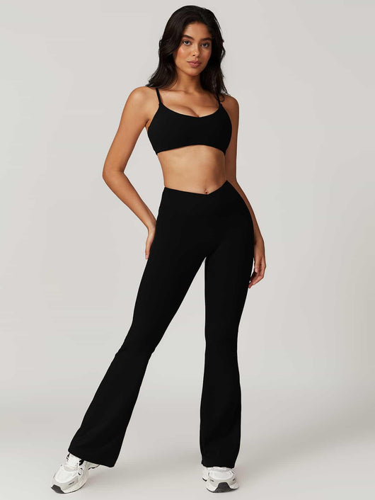 High Waist Flared Leggings