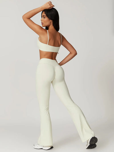 High Waist Flared Leggings