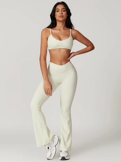 High Waist Flared Leggings