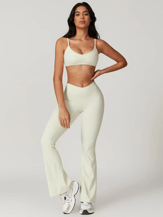 High Waist Flared Leggings