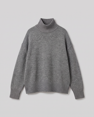 Oversize Strick-Rollkragenpullover